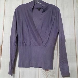 ANN Taylor Sweater Purple Ladies Size Medium Lightweight